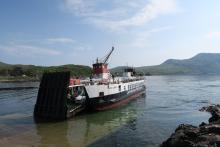 Catching the ferry at Kilchoan