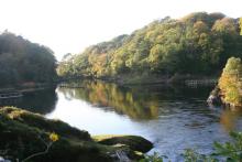 Fishing Stands on The River Shiel