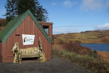 The hide at Loch Torr