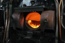 The heart of The Jacobite steam train